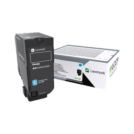 Lexmark - Vysoká výtěžnost - azurová - originální - kazeta s barvivem LCCP - pro Lexmark CS725de, CS725dte