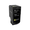 Lexmark - Vysoká výtěžnost - žlutá - originální - kazeta s barvivem LCCP - pro Lexmark CS725de, CS725dte