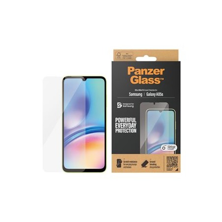 PanzerGlass - Ochrana obrazovky pro mobilní telefon - ultra široký tvar - sklo - pro Samsung Galaxy A05s