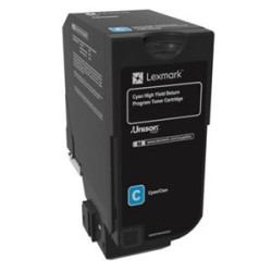 Lexmark - Vysoká výtěžnost - azurová - originální - kazeta s barvivem LCCP, LRP - pro Lexmark CS725de, CS725dte