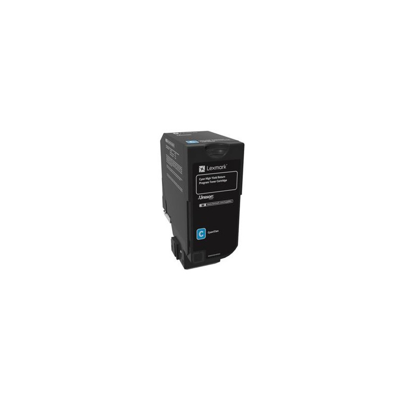 Lexmark - Vysoká výtěžnost - azurová - originální - kazeta s barvivem LCCP, LRP - pro Lexmark CS725de, CS725dte