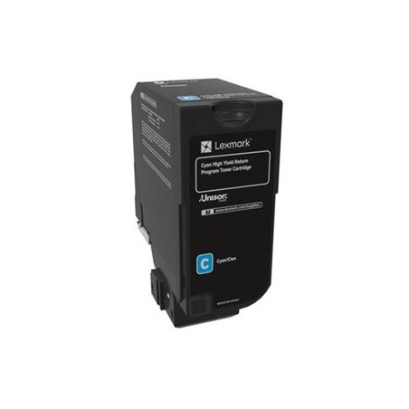 Lexmark - Vysoká výtěžnost - azurová - originální - kazeta s barvivem LCCP, LRP - pro Lexmark CS725de, CS725dte