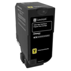 Lexmark - Vysoká výtěžnost - žlutá - originální - kazeta s barvivem LCCP, LRP - pro Lexmark CS725de, CS725dte