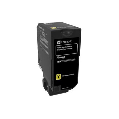 Lexmark - Vysoká výtěžnost - žlutá - originální - kazeta s barvivem LCCP, LRP - pro Lexmark CS725de, CS725dte
