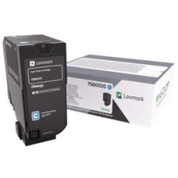 Lexmark - Azurová - originální - kazeta s barvivem - pro Lexmark CS727de, CS728de, CX727de