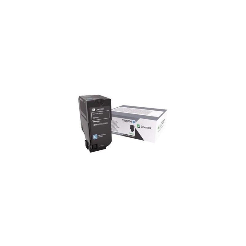 Lexmark - Azurová - originální - kazeta s barvivem - pro Lexmark CS727de, CS728de, CX727de
