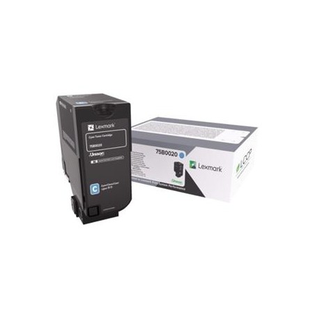 Lexmark - Azurová - originální - kazeta s barvivem - pro Lexmark CS727de, CS728de, CX727de