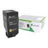 Lexmark - Žlutá - originální - kazeta s barvivem LCCP, Lexmark Corporate - pro Lexmark CS720de, CS720dte, CS725de, CS725dte