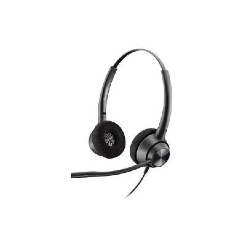 HP Poly EncorePro 320 - EncorePro 300 series - náhlavní souprava - náhlavní - kabelové - USB-C - černá - certifikováno pro