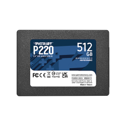 PATRIOT P220/512GB/SSD/2.5"/SATA/3R