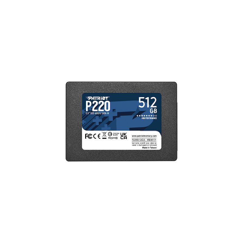 Patriot P220/512GB/SSD/2.5"/SATA/3R