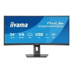 iiyama ProLite/XCB3494WQSU-B1/34"/VA/wQHD/120Hz/0,4ms/Black/3R