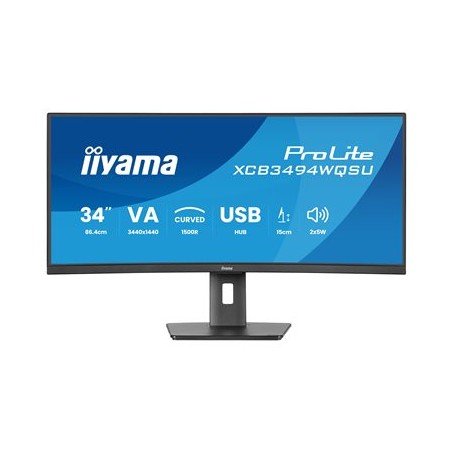 iiyama ProLite/XCB3494WQSU-B1/34"/VA/wQHD/120Hz/0,4ms/Black/3R