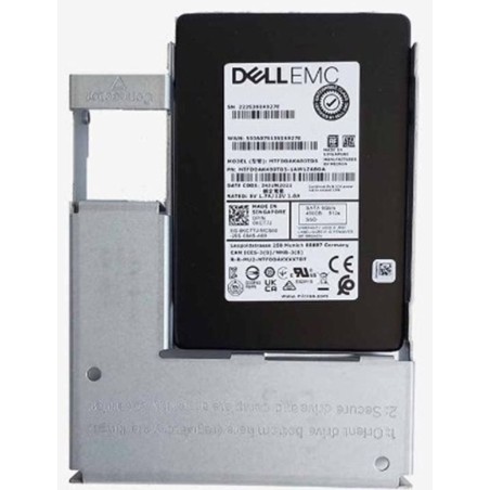 DELL 480GB SSD SATA 6Gbps Read Intensive 512e 2.5in with 3.5in HYB carrier 1DWPD CK - T160