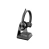 HP Poly Savi 7310-M Office - Savi 7300 series - náhlavní souprava - náhlavní - DECT - bezdrátový - černá - certifikováno pro