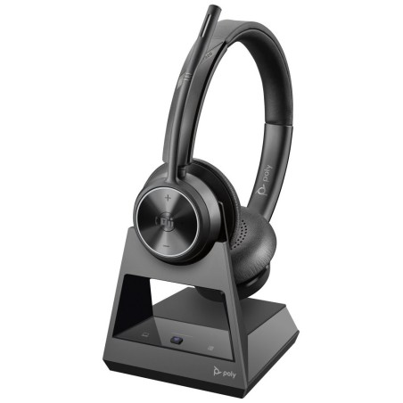 HP Poly Savi 7320-M Office - 7300 Office Series - náhlavní souprava - náhlavní - DECT - bezdrátový - černá - certifikováno pro