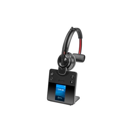 HP Poly Savi 8410 Office - Savi 8400 series - náhlavní souprava - náhlavní - DECT / Bluetooth - bezdrátový - černá