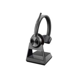 HP Poly Savi 7310 - Savi 7300 series - náhlavní souprava - náhlavní - DECT - bezdrátový - adaptér USB-A přes DECT - černá