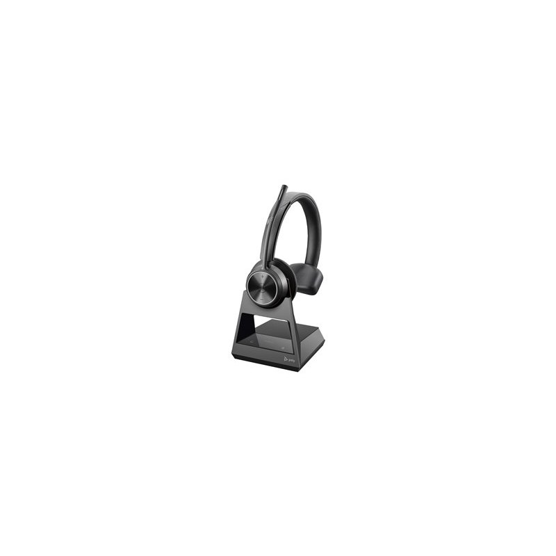 HP Poly Savi 7310 - Savi 7300 series - náhlavní souprava - náhlavní - DECT - bezdrátový - adaptér USB-A přes DECT - černá