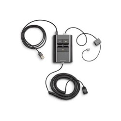 HP Poly MDA524 QD - Přepínač pro telefon/počítač/sluchátka pro sluchátka s mikrofonem, stolní telefon - QD, USB-A - pro Poly