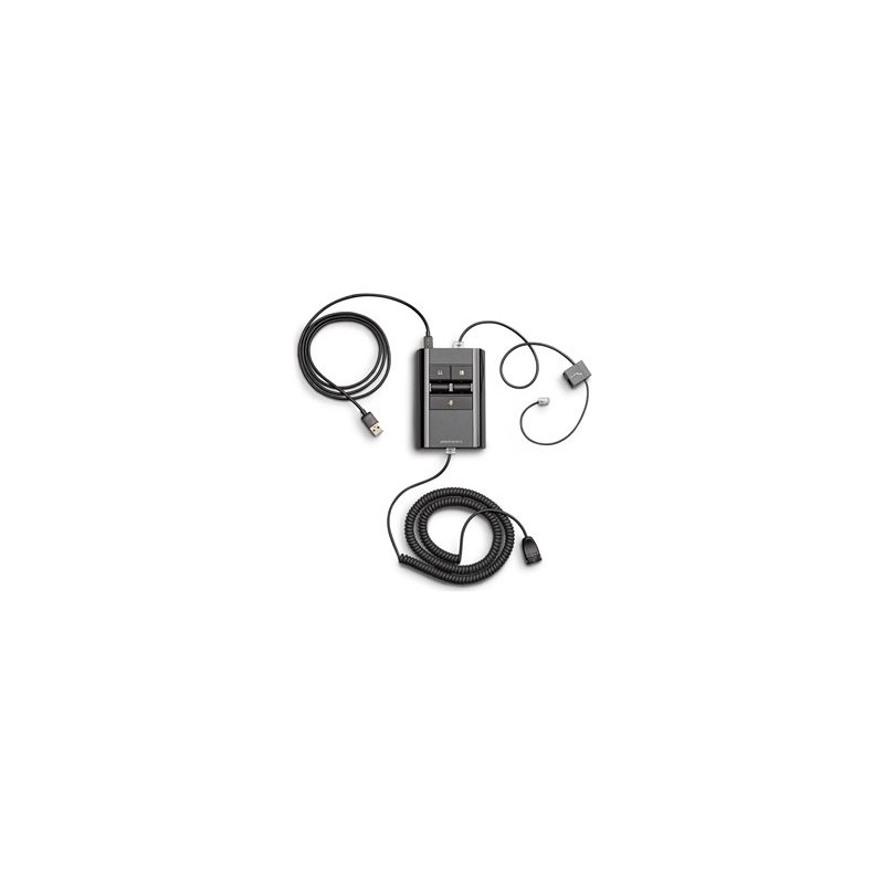 HP Poly MDA524 QD - Přepínač pro telefon/počítač/sluchátka pro sluchátka s mikrofonem, stolní telefon - QD, USB-A - pro Poly