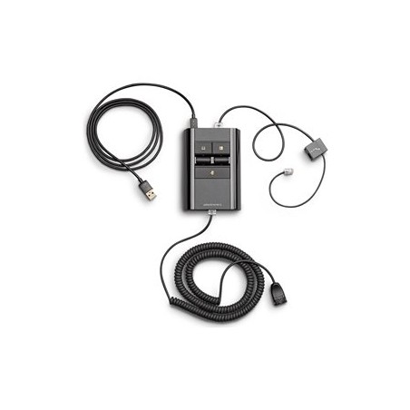 HP Poly MDA524 QD - Přepínač pro telefon/počítač/sluchátka pro sluchátka s mikrofonem, stolní telefon - QD, USB-A - pro Poly