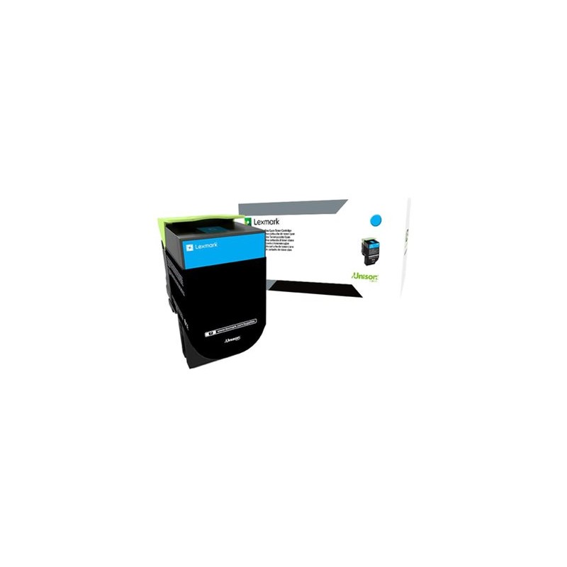 Lexmark 800X2 - Extra vysoká výtěžnost - azurová - originální - kazeta s barvivem LCCP - pro Lexmark CX510de, CX510de SPR