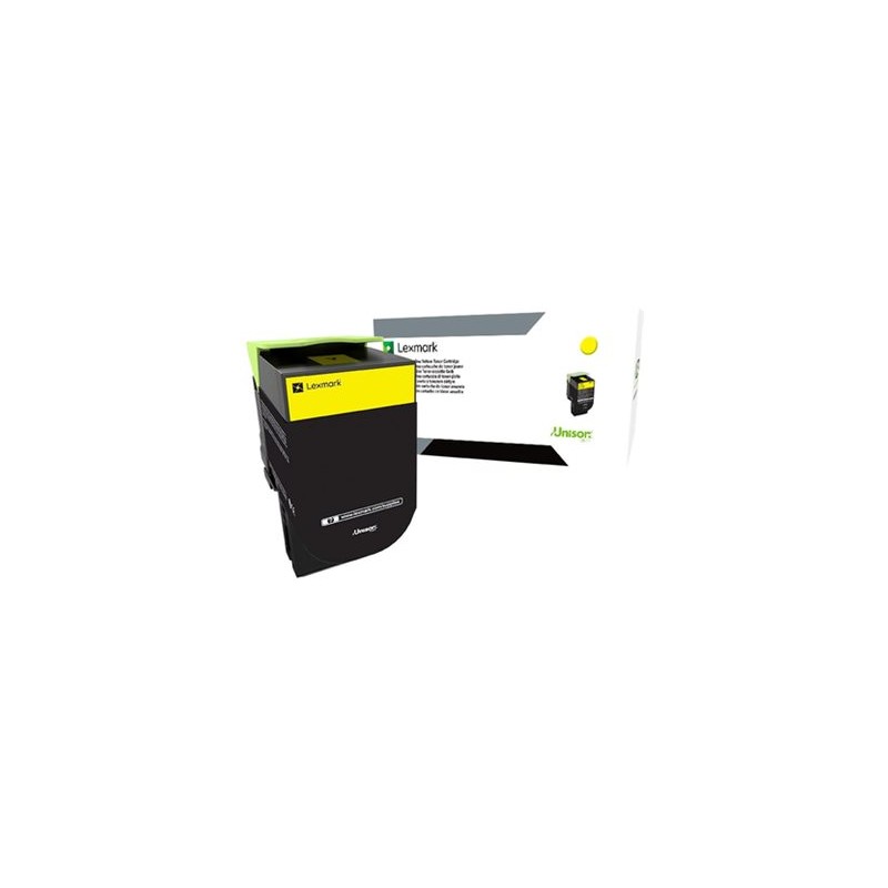 Lexmark 800X4 - Extra vysoká výtěžnost - žlutá - originální - kazeta s barvivem LCCP - pro Lexmark CX510de, CX510de SPR