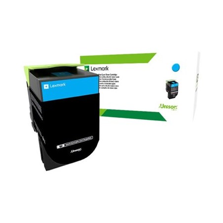 Lexmark - Azurová - originální - kazeta s barvivem Lexmark Corporate - pro Lexmark CX310dn, CX310n, CX410de, CX410dte, CX410e