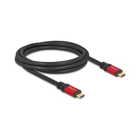 Delock - USB kabel - 24 pin USB-C (M) do 24 pin USB-C (M) - USB 2.0 - 20 V - 5 A - 2 m - USB napájení (100W), podpora Power