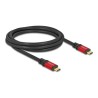 Delock - USB kabel - 24 pin USB-C (M) do 24 pin USB-C (M) - USB 2.0 - 20 V - 5 A - 2 m - USB napájení (100W), podpora Power