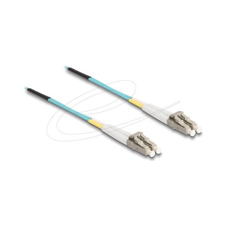 Delock - Sítový kabel - multirežim LC (M) do multirežim LC (M) - 75 m - 75 m - 2 mm - optické vlákno - 50 / 125 mikron - OM3