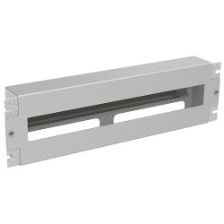 Solarix - Instalační panel - montáž do racku - šedá, RAL 7035 - 3U - 19"