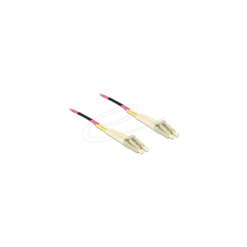 Delock - Sítový kabel - multirežim LC (M) do multirežim LC (M) - 75 m - 75 m - 2 mm - optické vlákno - 50 / 125 mikron - OM4