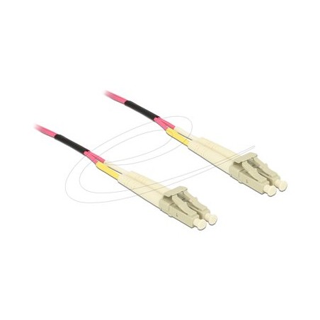 Delock - Sítový kabel - multirežim LC (M) do multirežim LC (M) - 75 m - 75 m - 2 mm - optické vlákno - 50 / 125 mikron - OM4