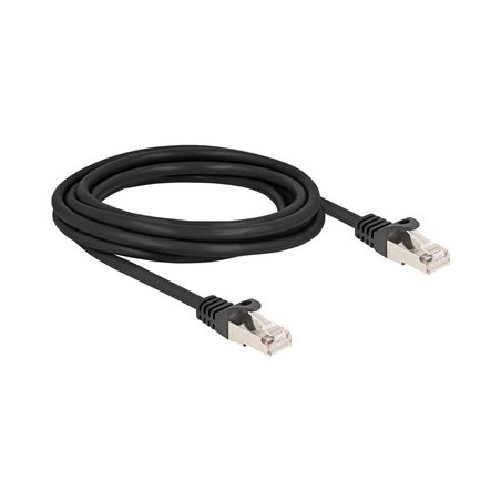 Delock - Sítový kabel - RJ-50 (M) do RJ-50 (M) - 3 m - S/FTP - provedení bez hrbolku - cerná