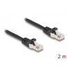 Delock - Sítový kabel - RJ-50 (M) do RJ-50 (M) - 2 m - S/FTP - provedení bez hrbolku - cerná