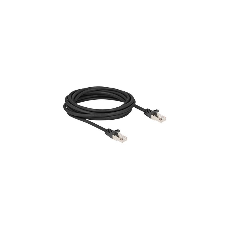 Delock - Sítový kabel - RJ-50 (M) do RJ-50 (M) - 5 m - S/FTP - provedení bez hrbolku - cerná
