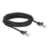 Delock - Sítový kabel - RJ-50 (M) do RJ-50 (M) - 5 m - S/FTP - provedení bez hrbolku - cerná