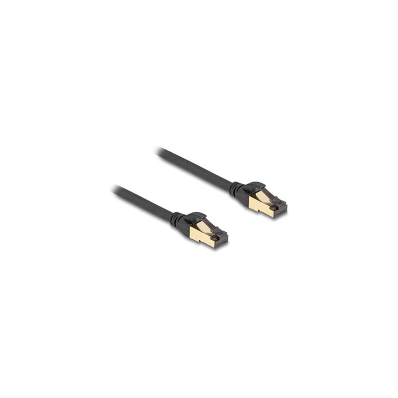 Delock - Patch kabel - RJ-45 (M) do RJ-45 (M) - 1 m - S/FTP - cerná