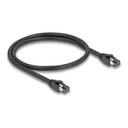Delock - Patch kabel - RJ-45 (M) do RJ-45 (M) - 50 cm - 7.5 mm - SFTP, PiMF - CAT 8.1 - neobsahuje halogen, provedení bez