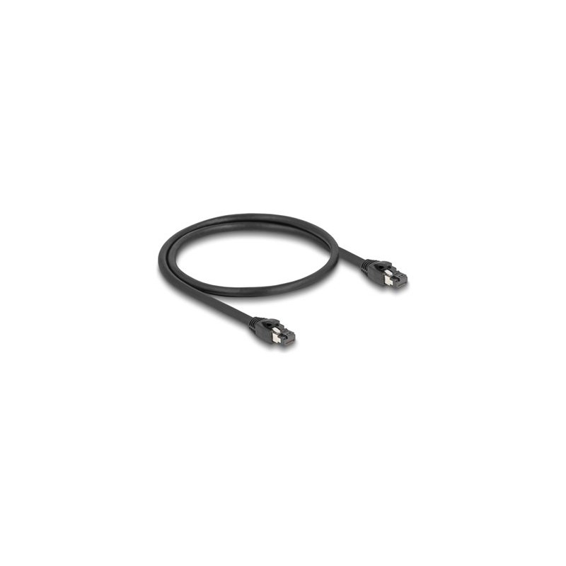 Delock - Patch kabel - RJ-45 (M) do RJ-45 (M) - 50 cm - 7.5 mm - SFTP, PiMF - CAT 8.1 - neobsahuje halogen, provedení bez