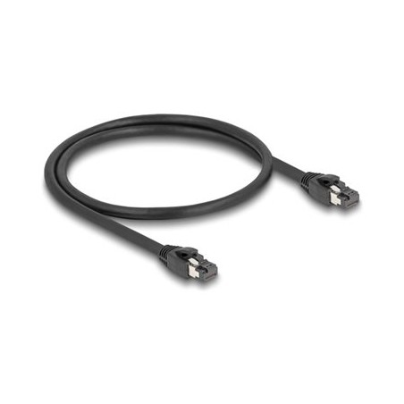 Delock - Patch kabel - RJ-45 (M) do RJ-45 (M) - 50 cm - 7.5 mm - SFTP, PiMF - CAT 8.1 - neobsahuje halogen, provedení bez