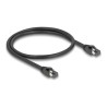 Delock - Patch kabel - RJ-45 (M) do RJ-45 (M) - 50 cm - 7.5 mm - SFTP, PiMF - CAT 8.1 - neobsahuje halogen, provedení bez