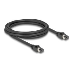 Delock - Sítový kabel - RJ-45 (M) do RJ-45 (M) - 2 m - 7.5 mm - SFTP, PiMF - CAT 8.1 - neobsahuje halogen, provedení bez