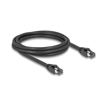 Delock - Sítový kabel - RJ-45 (M) do RJ-45 (M) - 2 m - 7.5 mm - SFTP, PiMF - CAT 8.1 - neobsahuje halogen, provedení bez