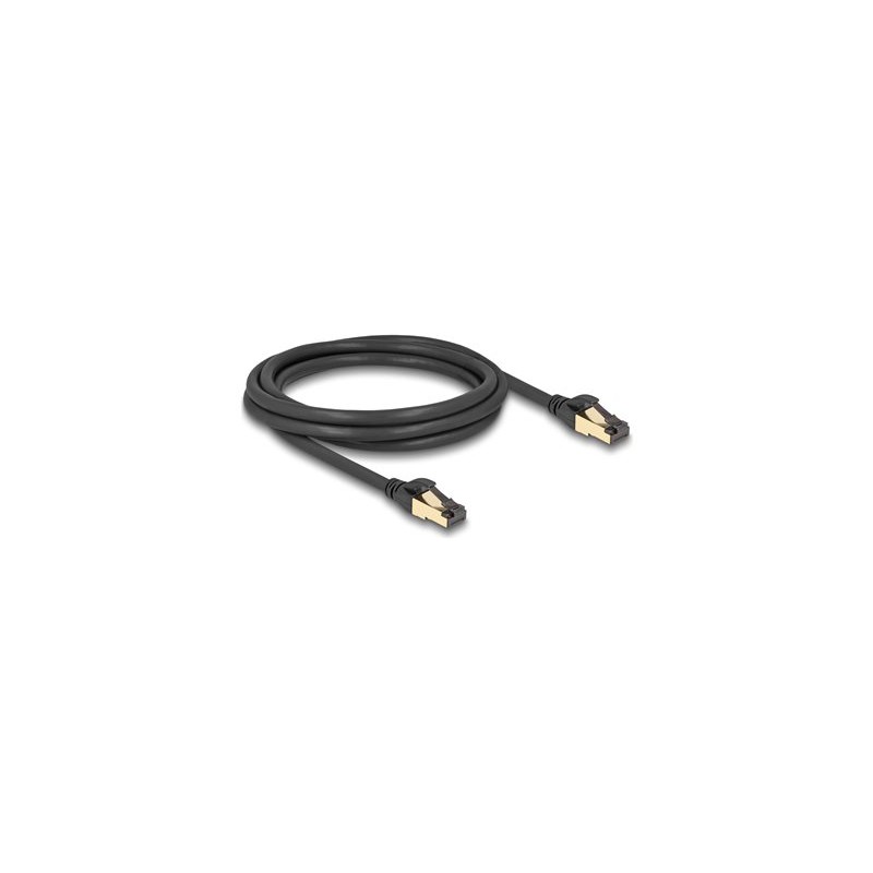 Delock - Sítový kabel - RJ-45 (M) do RJ-45 (M) - 2 m - 6 mm - S/FTP - CAT 7 (kabel) / CAT 6a (konektory) - venkovní, provedení