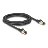 Delock - Sítový kabel - RJ-45 (M) do RJ-45 (M) - 2 m - 6 mm - S/FTP - CAT 7 (kabel) / CAT 6a (konektory) - venkovní, provedení