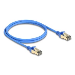 Delock - Sítový kabel - RJ-45 (M) do RJ-45 (M) - 1 m - 4.9 mm - FTP - CAT 8.1 - neobsahuje halogen, provedení bez hrbolku
