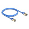 Delock - Sítový kabel - RJ-45 (M) do RJ-45 (M) - 1 m - 4.9 mm - FTP - CAT 8.1 - neobsahuje halogen, provedení bez hrbolku